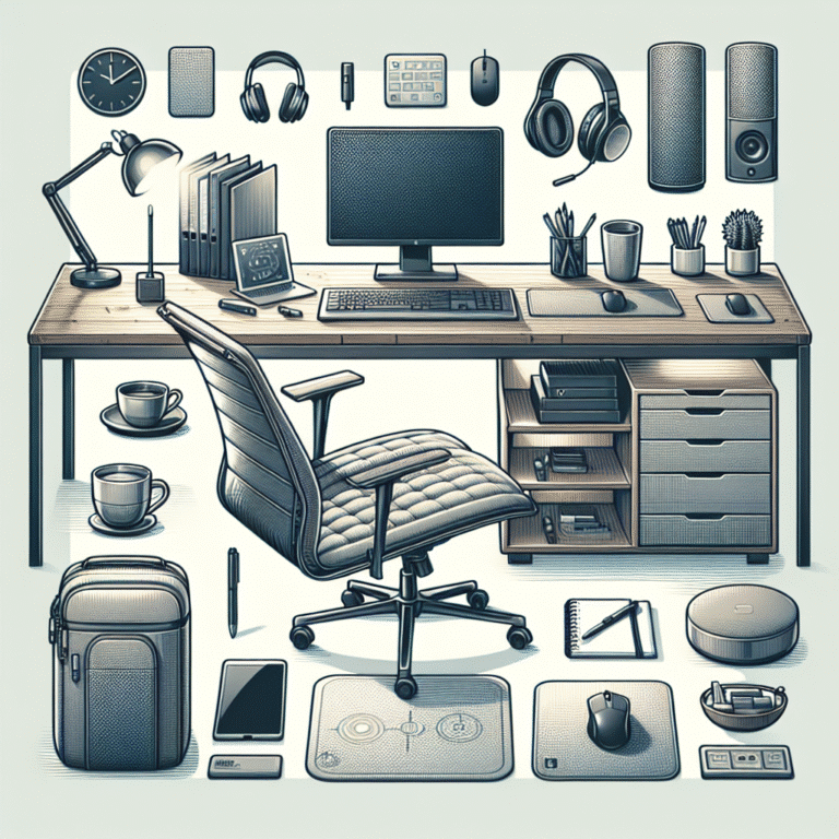 acessórios essenciais para home office que não podem faltar