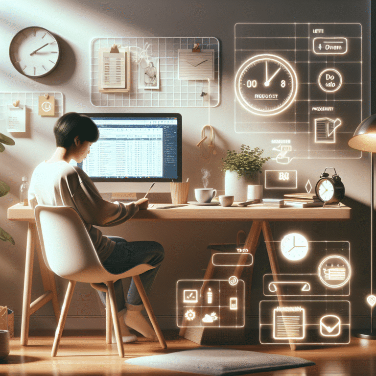 como ser produtivo trabalhando de casa